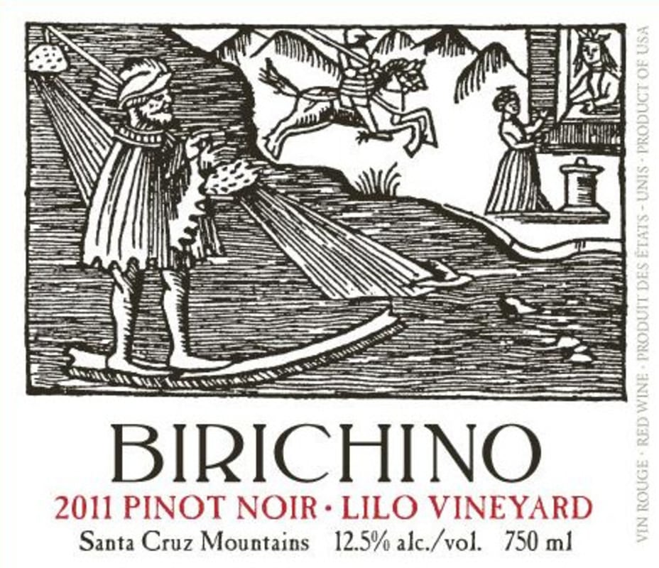 Birichino Lilo Vineyard Pinot Noir 2011 Front Label