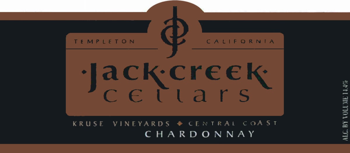 Jack Creek Cellars Kruse Vineyard Chardonnay 2010 Front Label