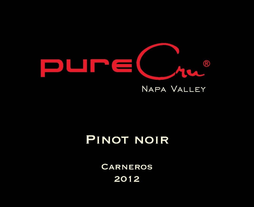 PureCru Napa Valley Pinot Noir 2012 Front Label