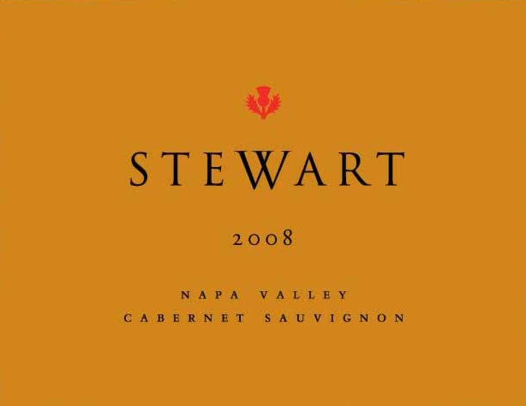 Stewart Napa Valley Cabernet Sauvignon 2008 Front Label