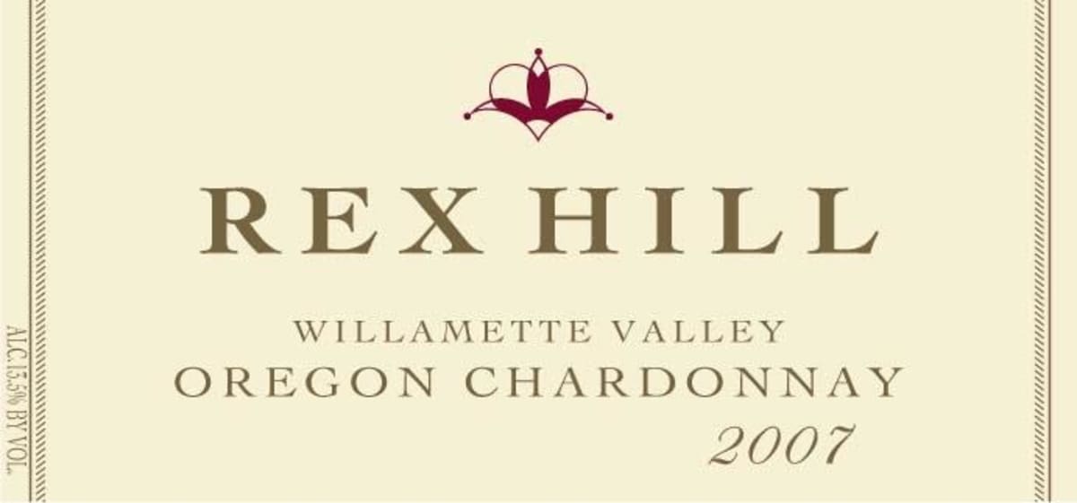 Rex Hill Chardonnay 2007 Front Label