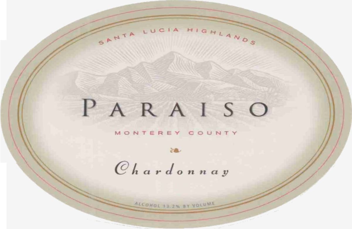 Paraiso Vineyards Chardonnay 2006 Front Label