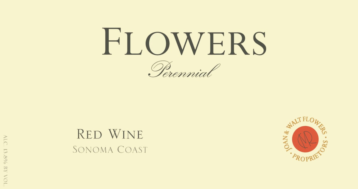 Flowers Perennial Red 2006 Front Label