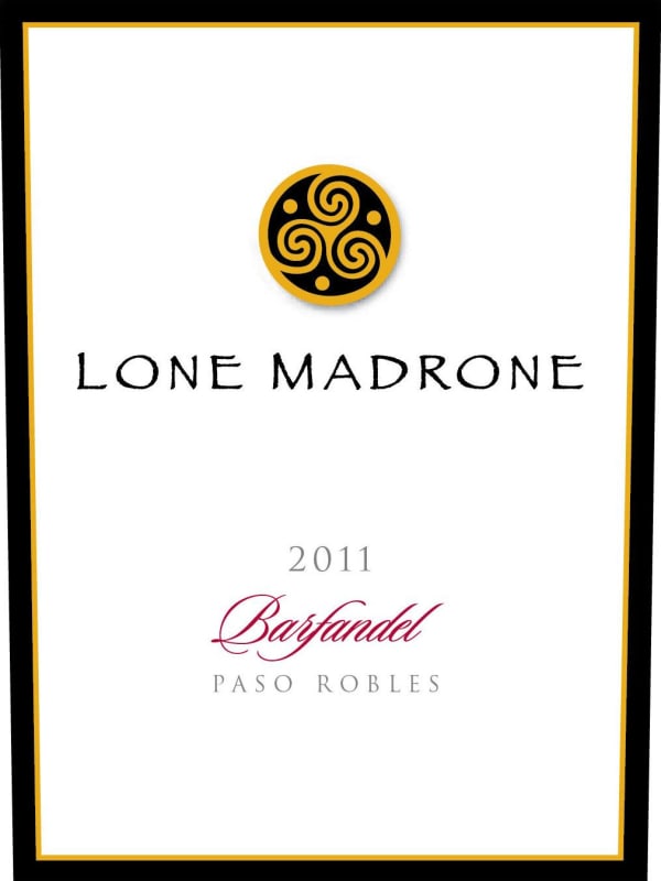 Lone Madrone Barfandel 2011 Front Label