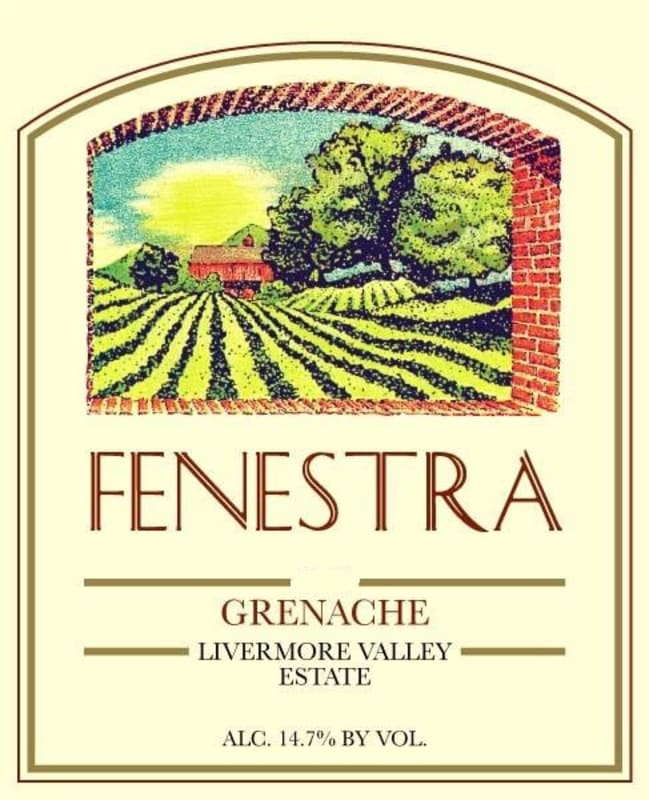 Fenestra Winery Grenache 2011 Front Label