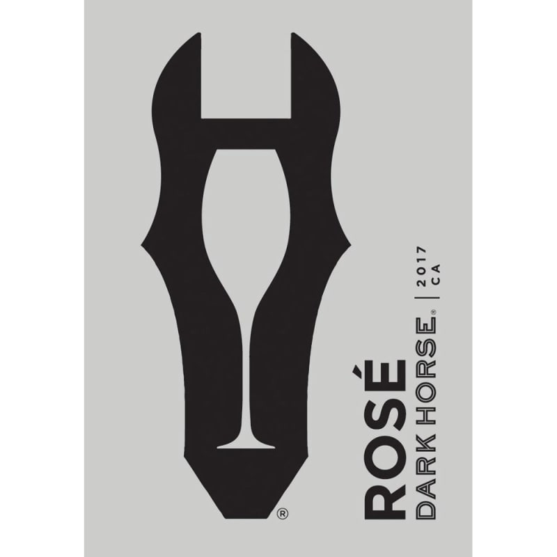 Dark Horse Rose 2017 Front Label