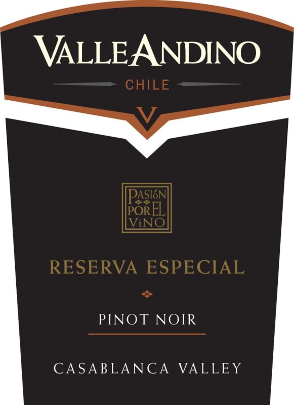 Valle Andino Reserva Especial Pinot Noir 2013 Front Label