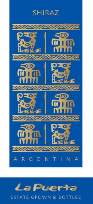 Valle de la Puerta La Puerta Shiraz 2010 Front Label