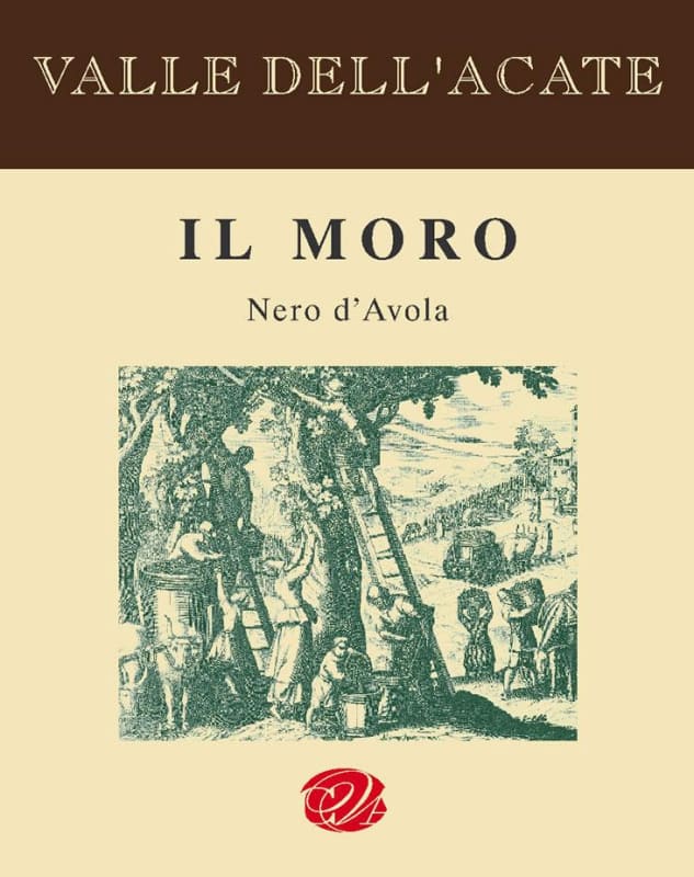 Valle Dell'Acate Il Moro Nero d'Avola 2008 Front Label