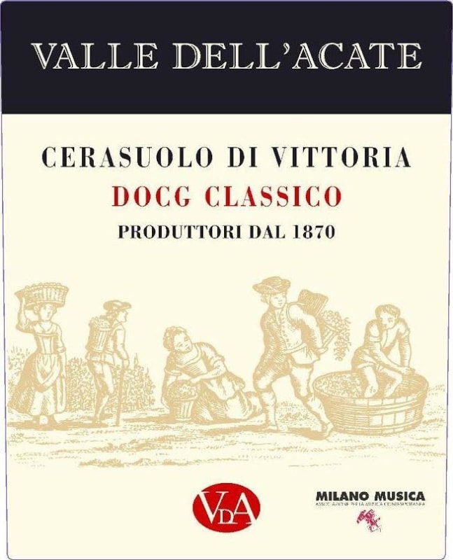 Valle Dell'Acate Cerasuolo di Vittoria Classico 2012 Front Label