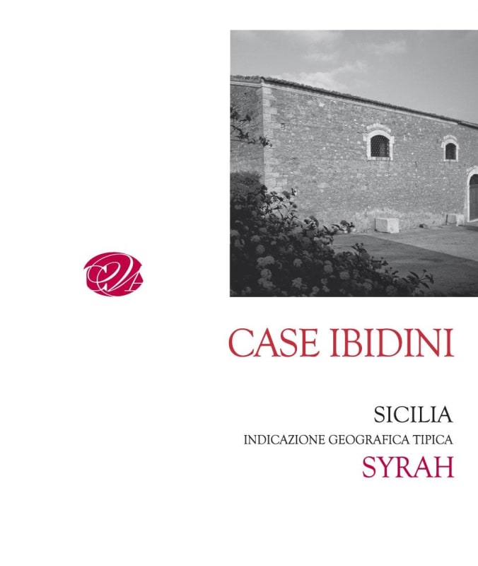 Valle Dell'Acate Sicilia Case Ibidini Syrah 2012 Front Label