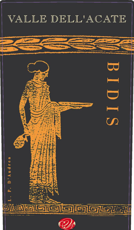 Valle Dell'Acate Sicilia Bidis 2006 Front Label