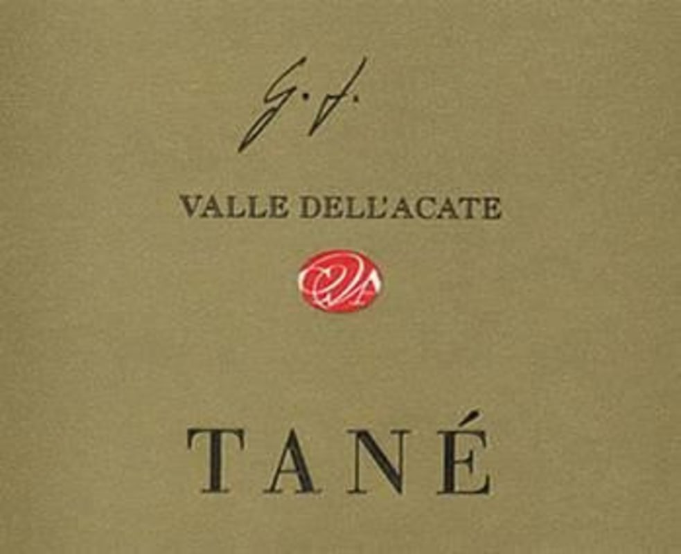 Valle Dell'Acate Tane 2004 Front Label