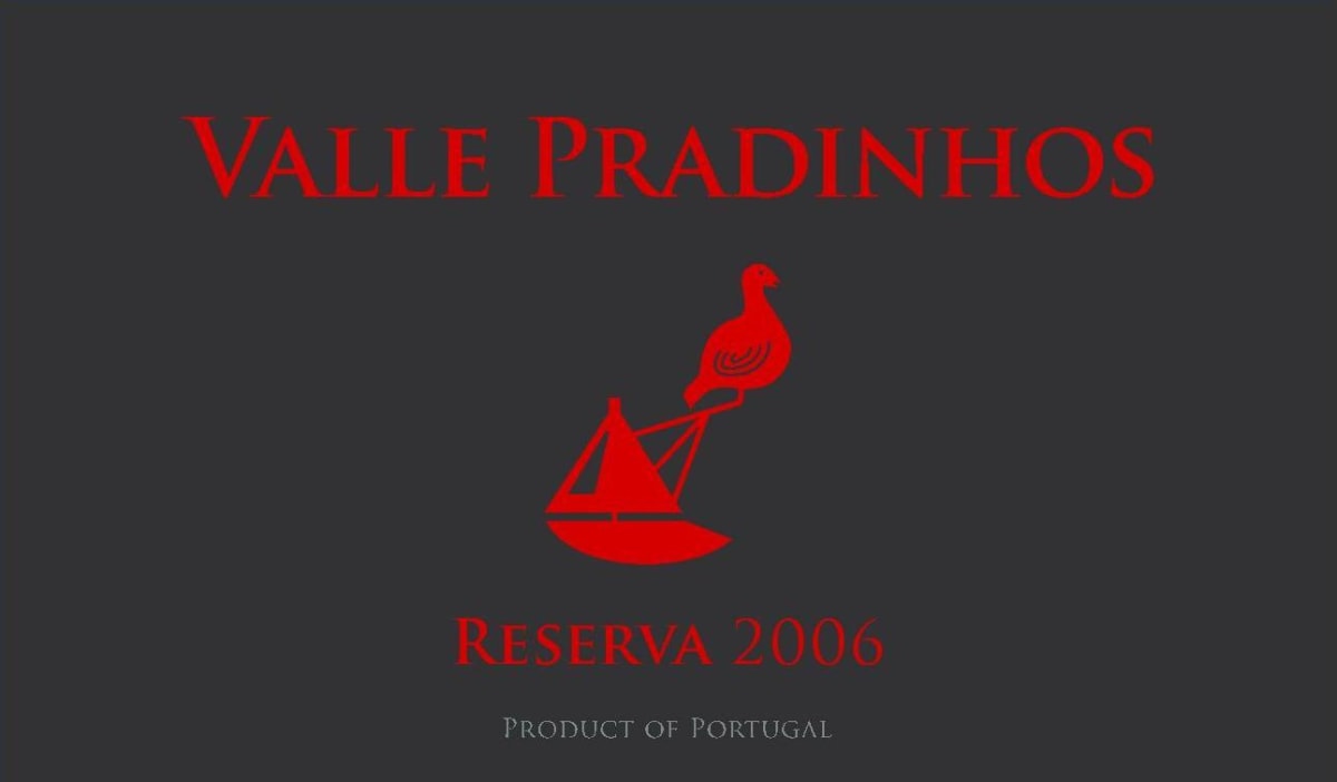 Valle Pradinhos Reserva 2006 Front Label