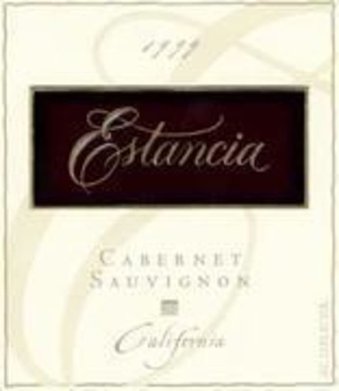 Estancia Cabernet Sauvignon 1999 Front Label