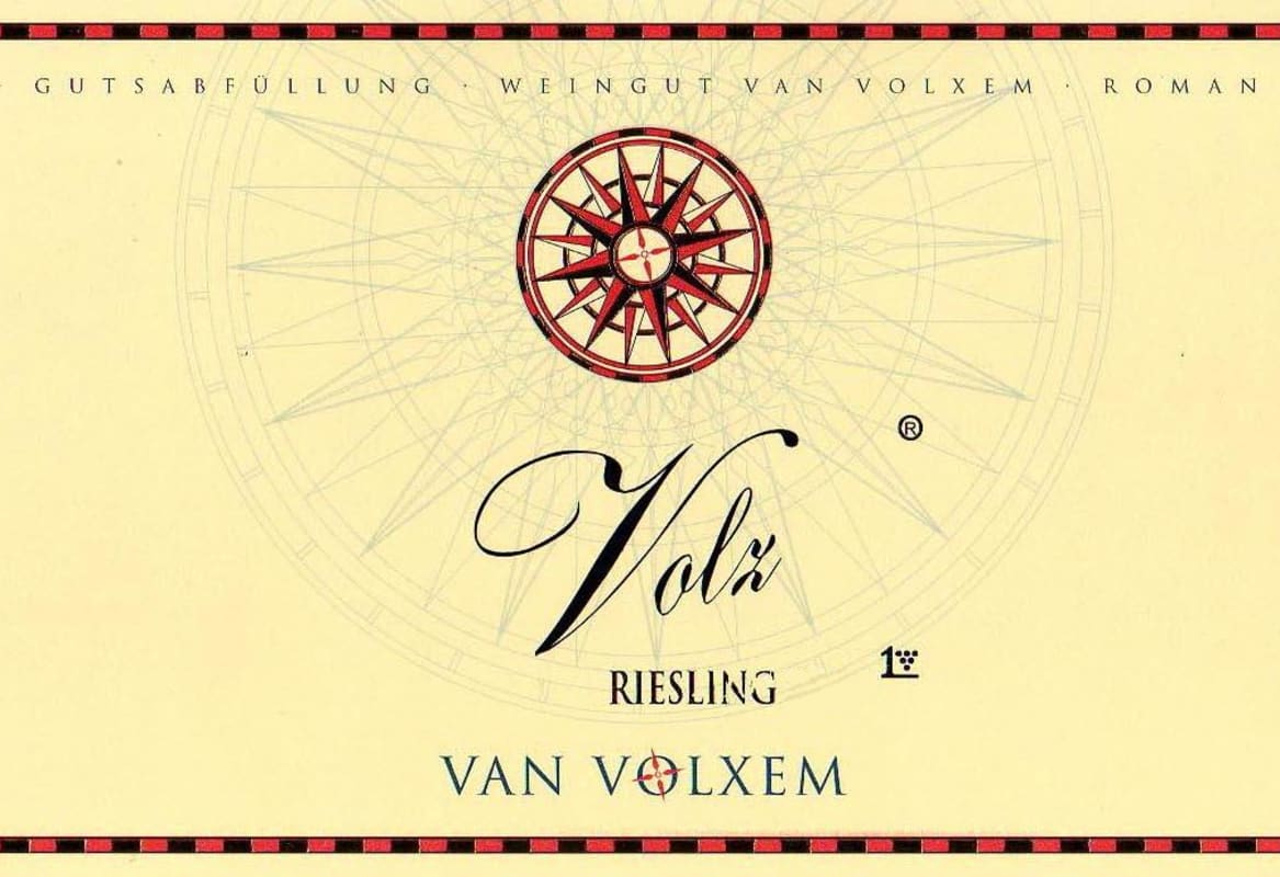 Van Volxem Volz Riesling 2011 Front Label