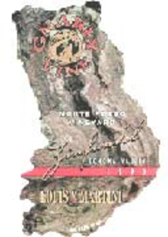 Louis Martini Monte Rosso Zinfandel 1998 Front Label