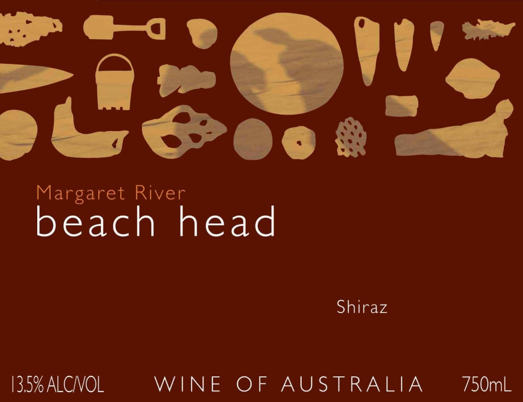 Vasse River Beach Head Shiraz 2007 Front Label