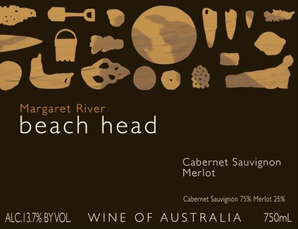 Vasse River Beach Head Cabernet Sauvignon Merlot 2012 Front Label