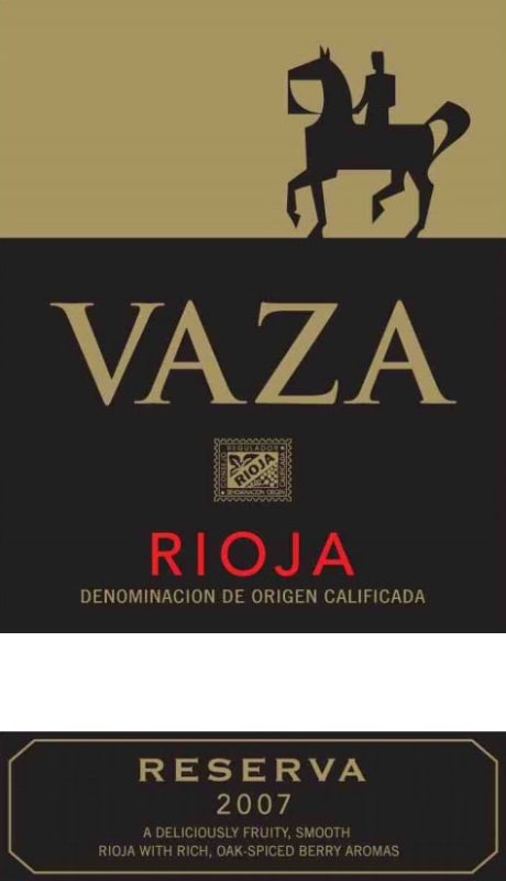 Vaza Wines Reserva 2007 Front Label