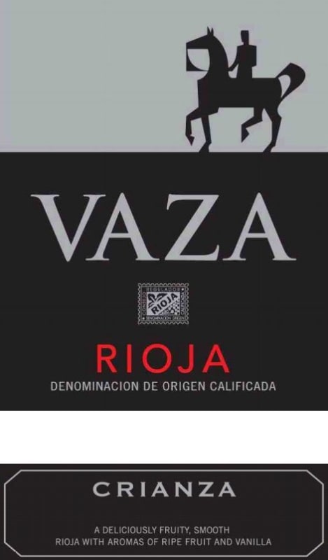 Vaza Wines Crianza 2012 Front Label