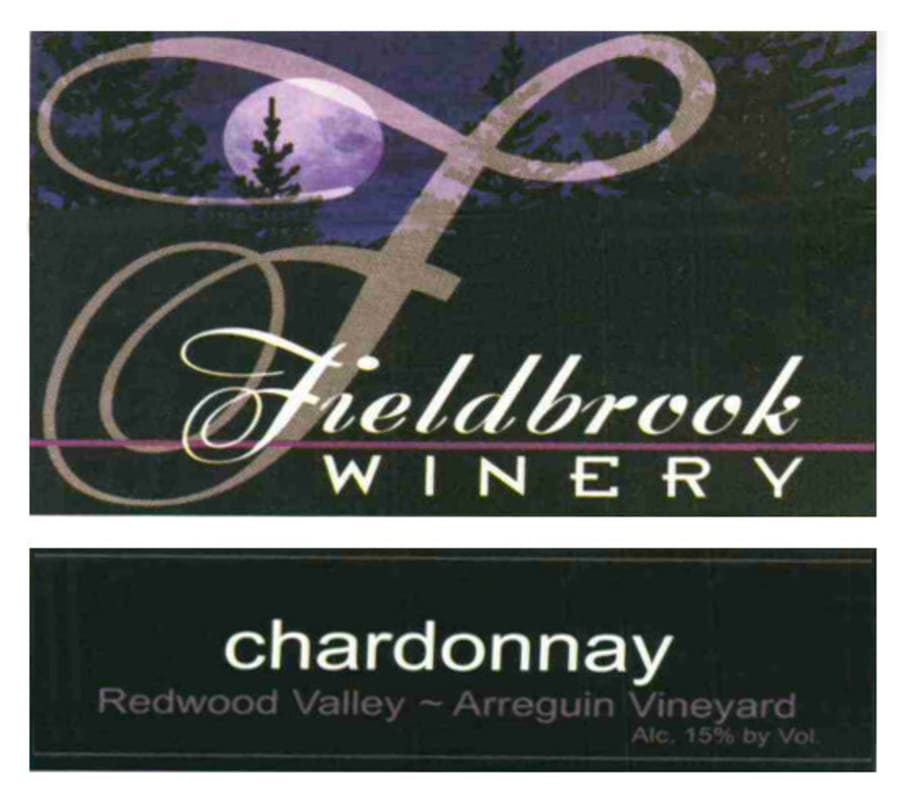 Fieldbrook Winery Arreguin Chardonnay 2012 Front Label