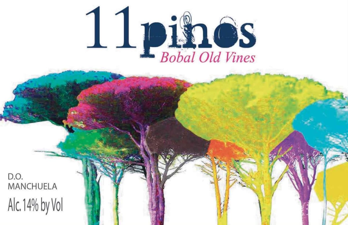 Vega Tolosa 11 Pinos Bobal Old Vines 2012 Front Label