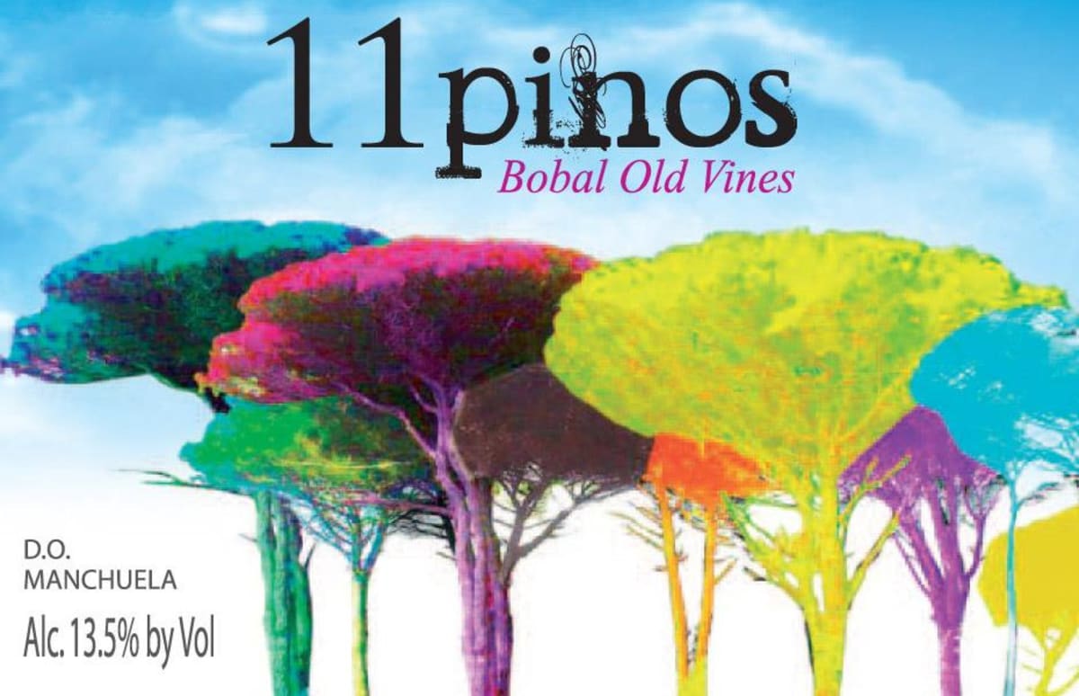 Vega Tolosa 11 Pinos Bobal Old Vines 2013 Front Label