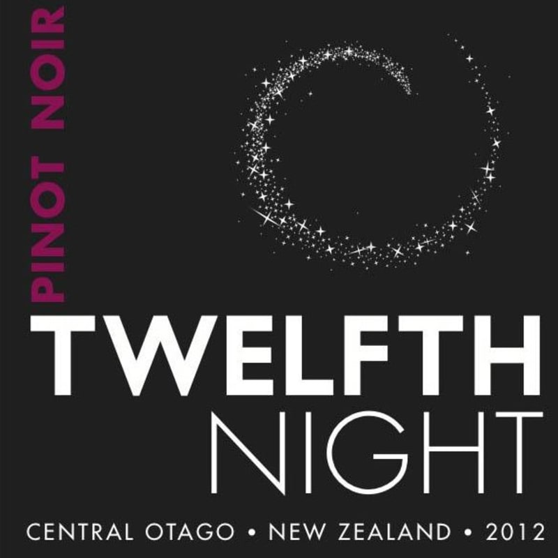 Vela Wines Twelfth Night Pinot Noir 2012 Front Label
