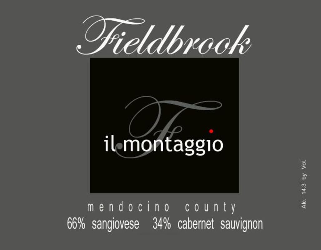 Fieldbrook Winery Il Montaggio Super Tuscany Blend 2006 Front Label
