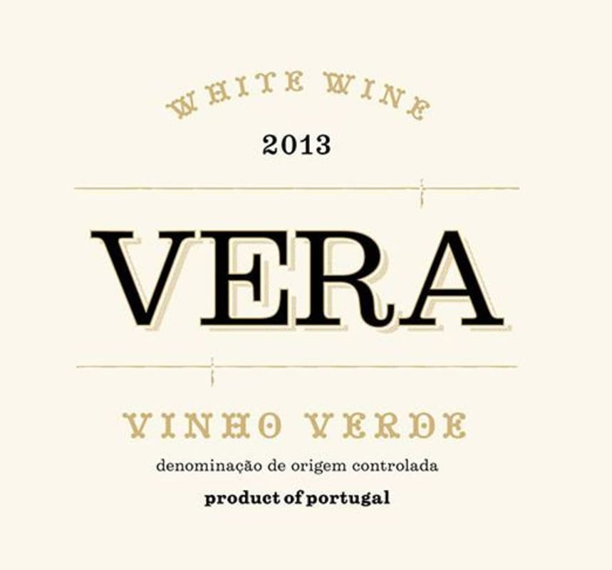 Vera Vinho Verde 2013 Front Label