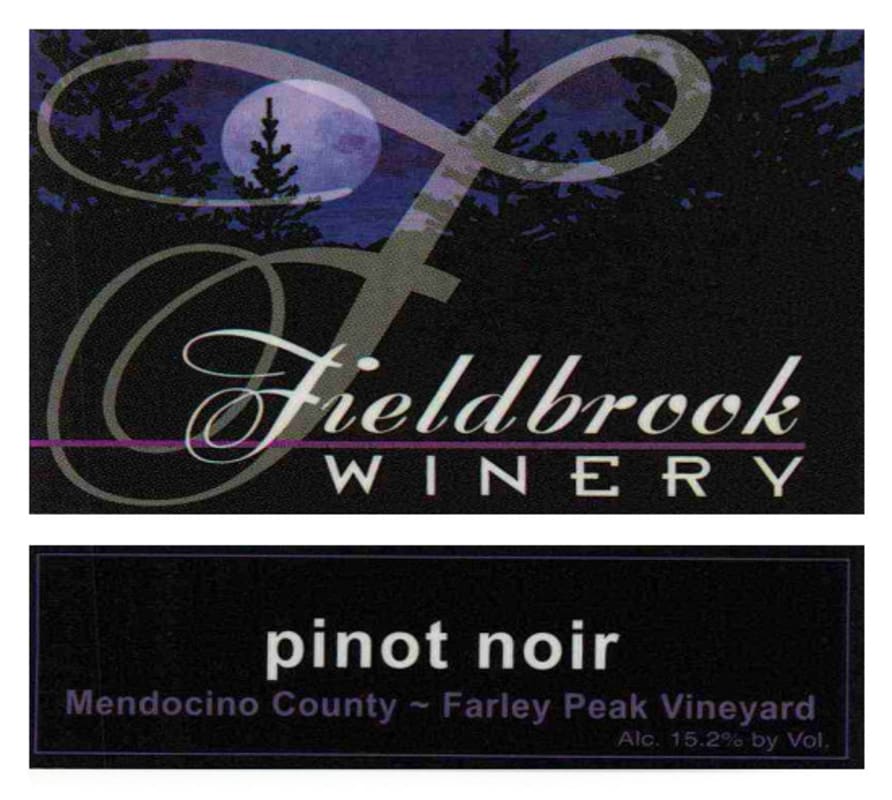 Fieldbrook Winery Farley Peak Pinot Noir 2010 Front Label
