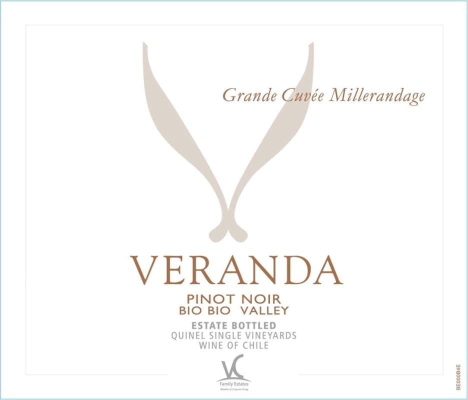 Veranda Grand Cuvee Millerandage Pinot Noir 2009 Front Label