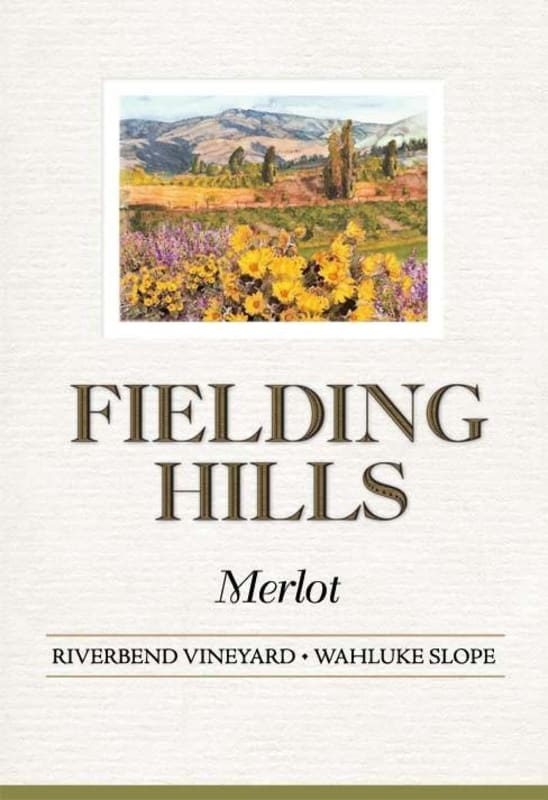 Fielding Hills Winery Riverbend Vineyard Merlot 2008 Front Label