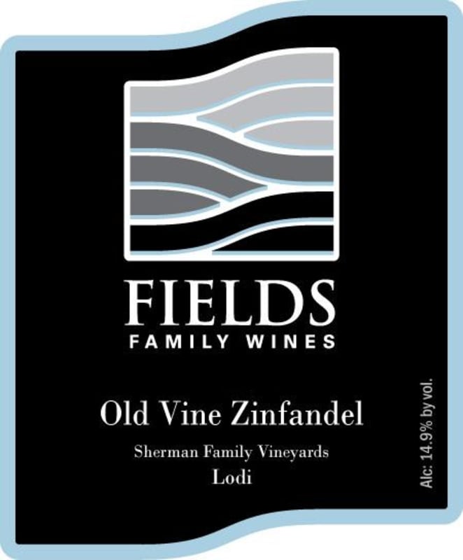 Fields Family Wines Old Vine Zinfandel 2012 Front Label