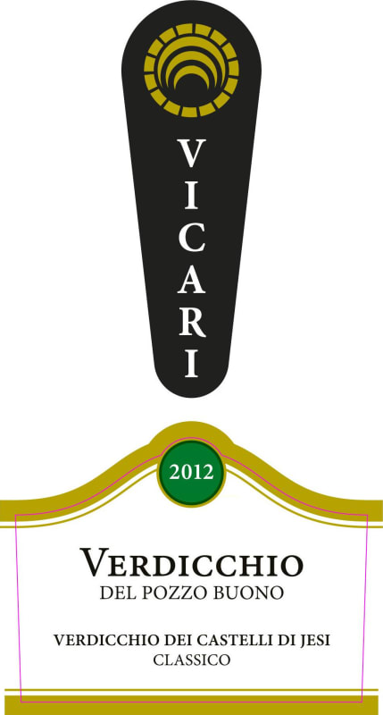 Vicari Vini Verdicchio dei Castelli di Jesi Classico Verdicchio del Pozzo Buono 2012 Front Label