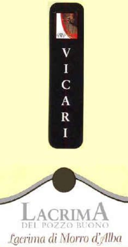 Vicari Vini Lacrima di Morro d'Alba Superiore Lacrima del Pozzo Buono 2007 Front Label