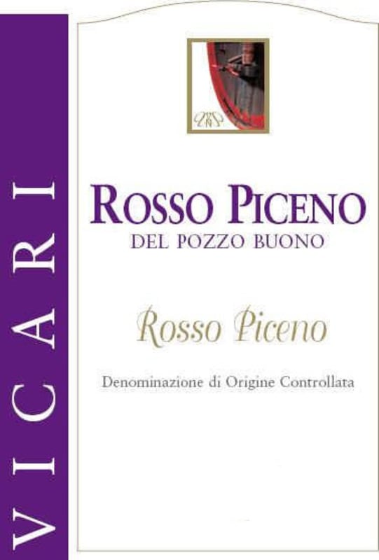 Vicari Vini Rosso Piceno Del Pozzo Buono 2014 Front Label