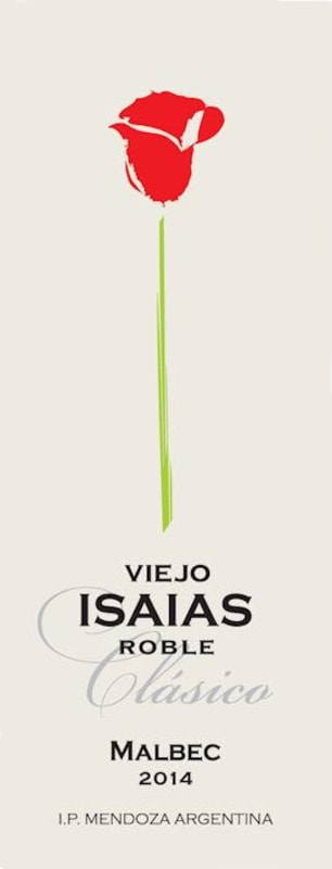 Viejo Isaias Clasico Malbec 2014 Front Label