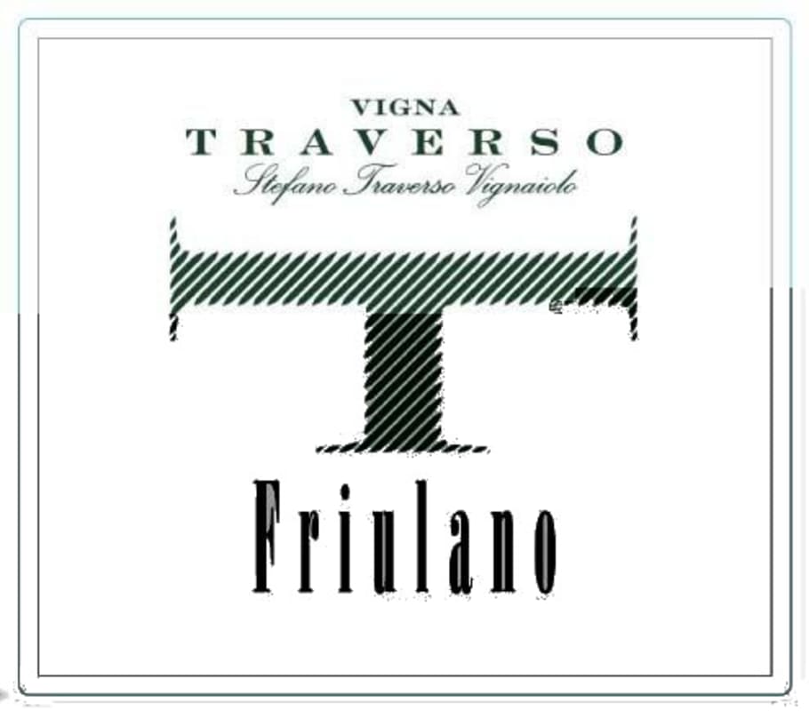 Vigna Traverso Colli Orientali del Friuli Friulano 2012 Front Label