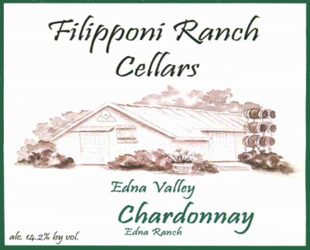 Filipponi Ranch Cellars Chardonnay 2014 Front Label