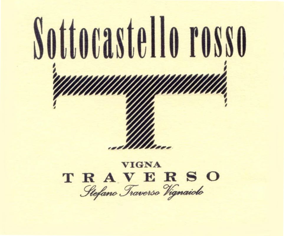 Vigna Traverso Colli Orientali del Friuli Sottocastello Rosso 2007 Front Label