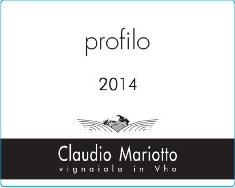 Claudio Mariotto Profilo 2014 Front Label