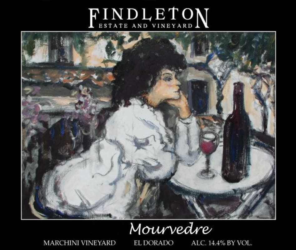 Findleton Estate & Vineyard Marchini Mourvedre 2013 Front Label