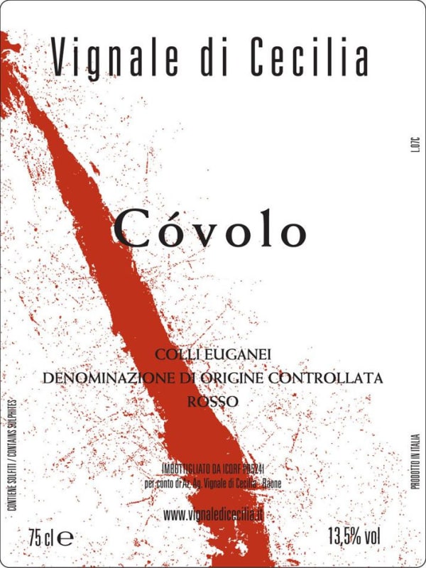 Vignale di Cecilia Colli Euganei Covolo 2014 Front Label