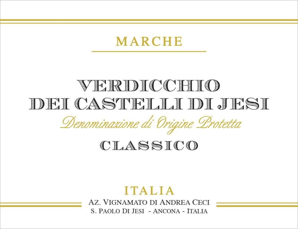 Vignamato Verdicchio dei Castelli di Jesi Classico 2014 Front Label
