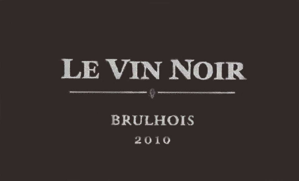 Vignerons du Brulhois Le Vin Noir 2010 Front Label