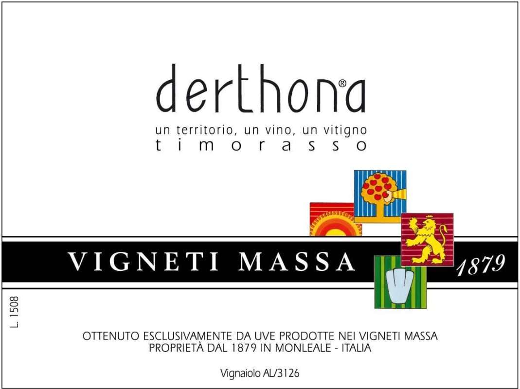 Vigneti Massa Derthona Timorasso 2009 Front Label