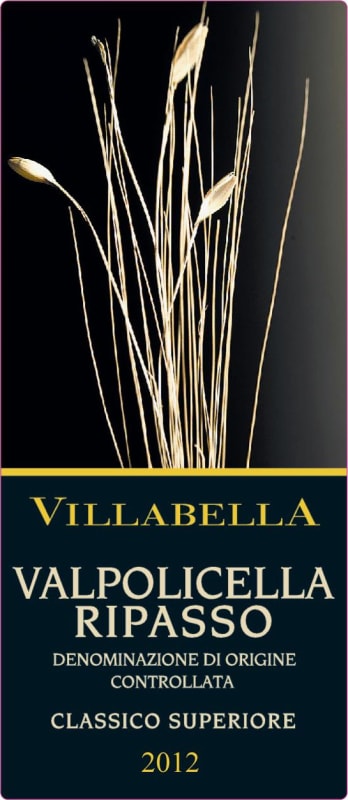 Vigneti Villabella Valpolicella Superiore Ripasso Classico 2012 Front Label