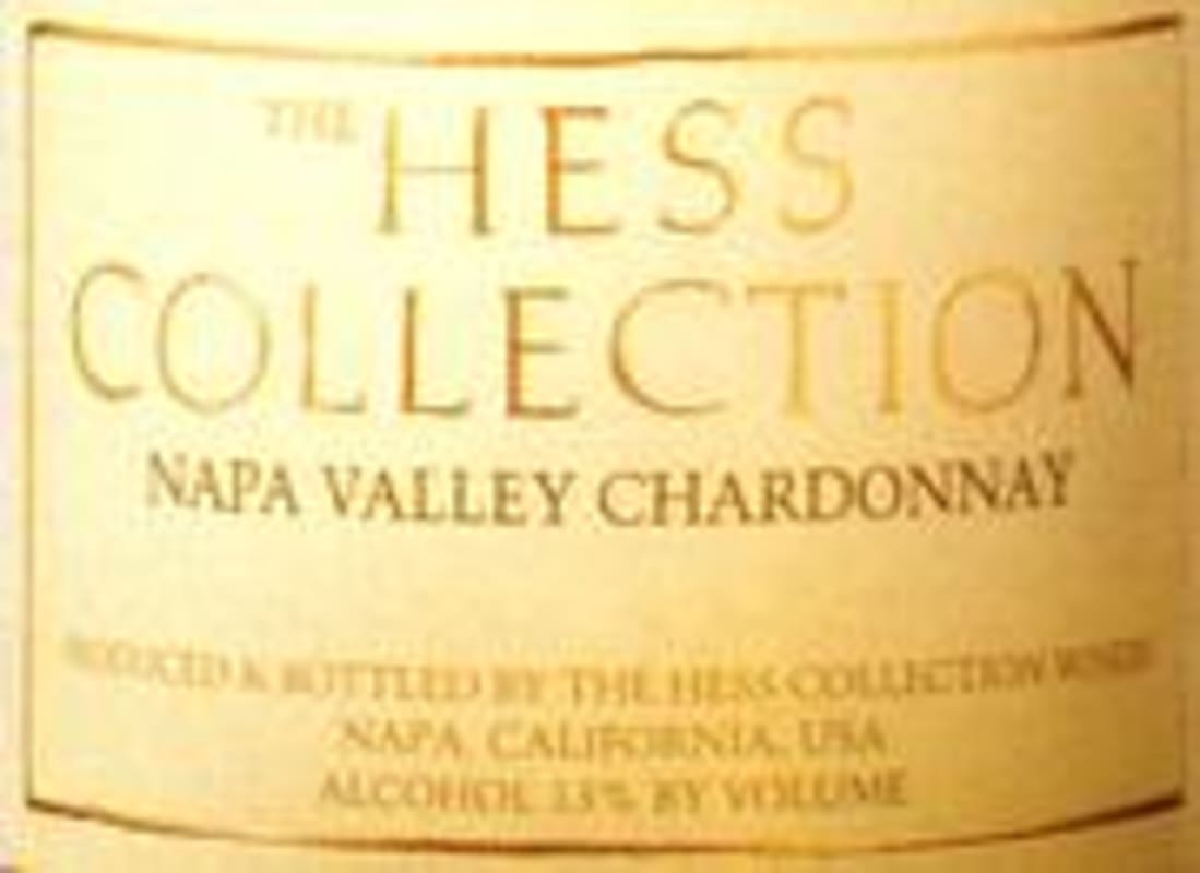 Hess Collection Mt. Veeder Chardonnay 1997 Front Label